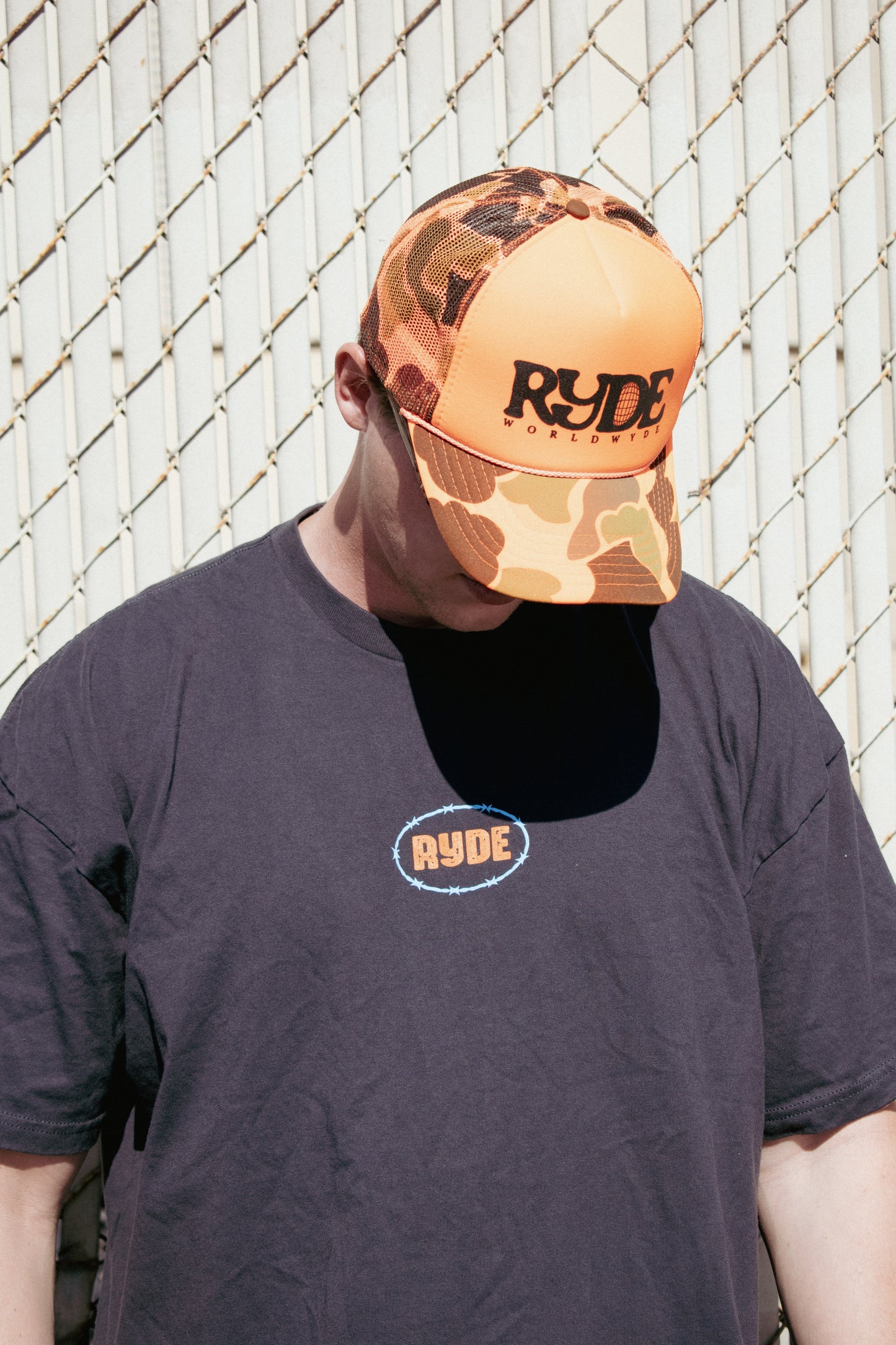 Barbed Horizons Tee Charcoal