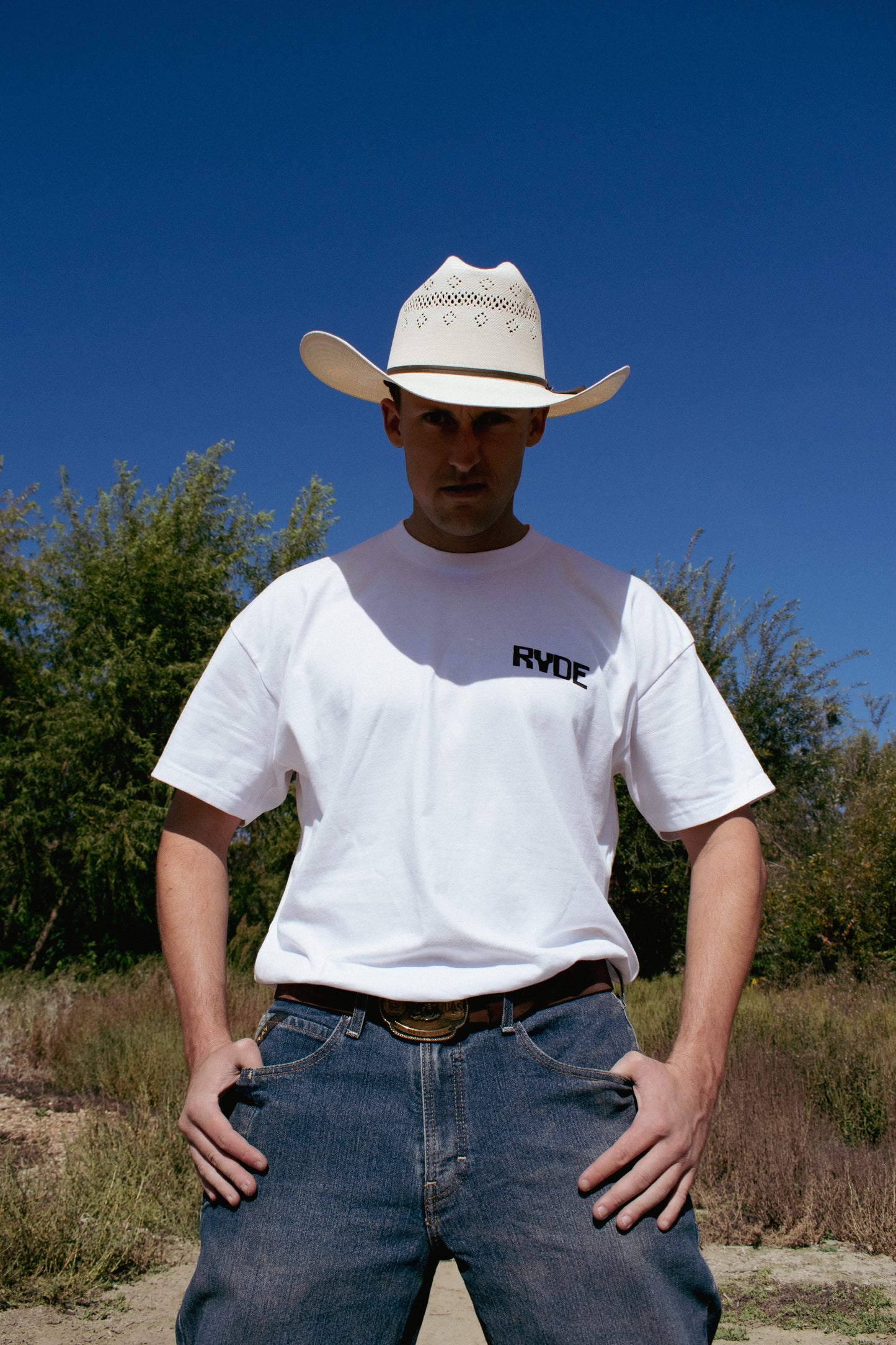 Peashooter Pete Tee White