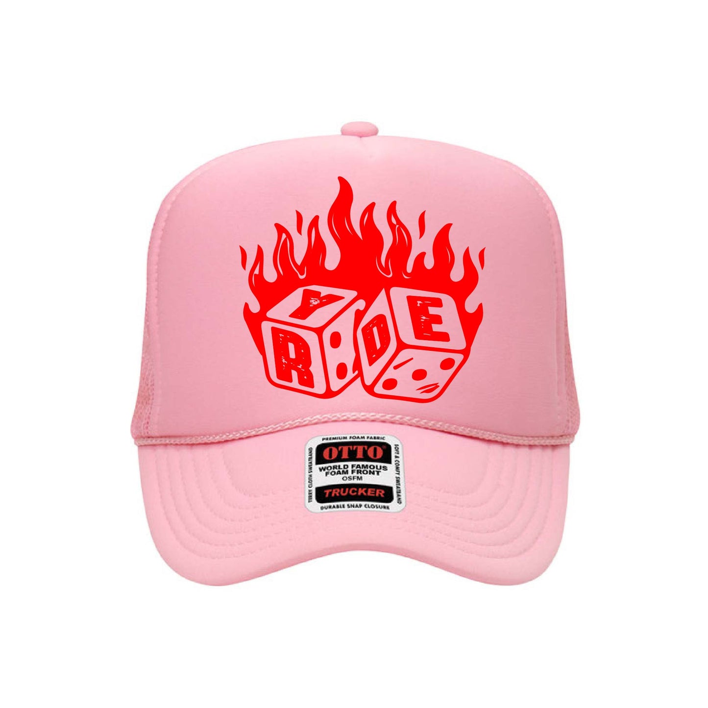Love is a Gamble Hat Baby Pink