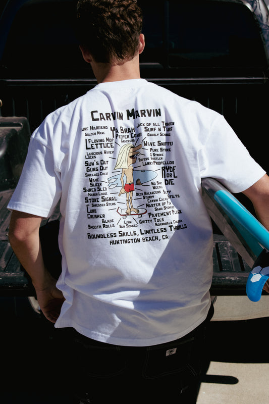 Carvin Marvin Tee White