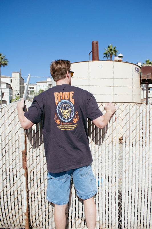 Barbed Horizons Tee Charcoal
