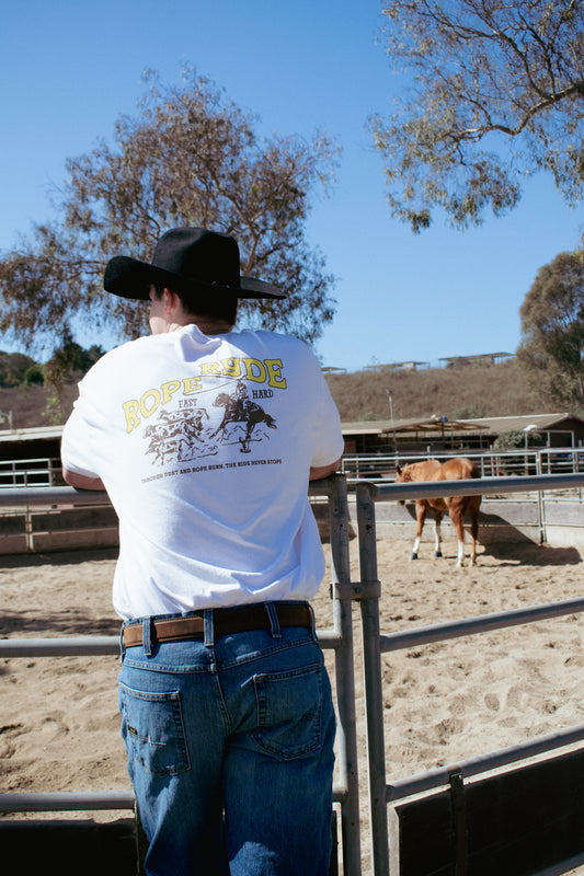 Rope & Ryde Tee White