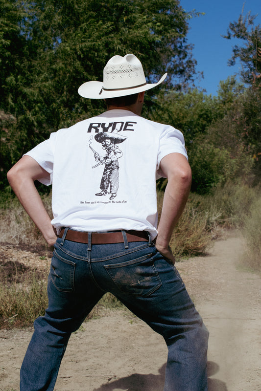 Peashooter Pete Tee White