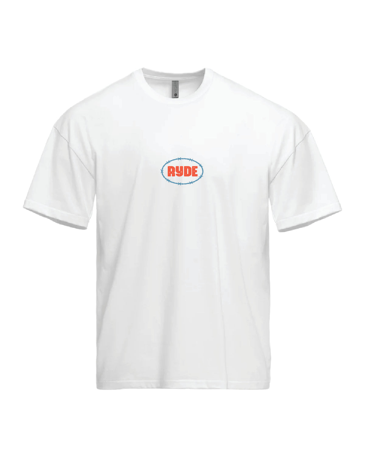 Barbed Horizons Tee White – RYDE WORLDWYDE