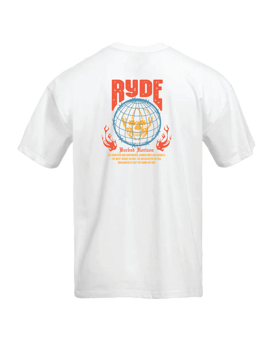 Barbed Horizons Tee White