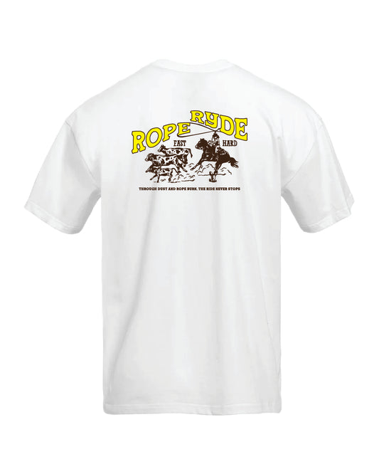 Rope & Ryde Tee White