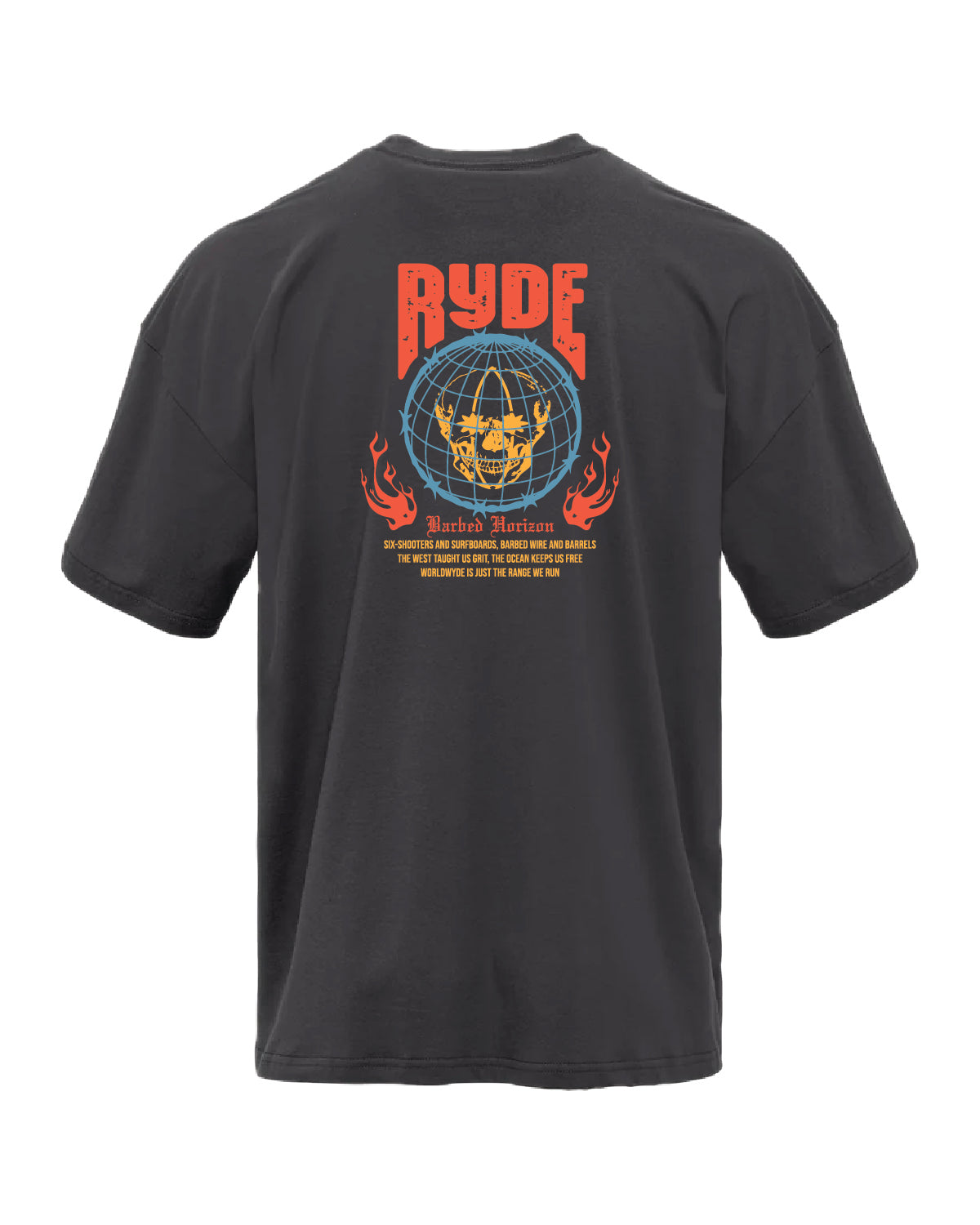 Barbed Horizons Tee Charcoal