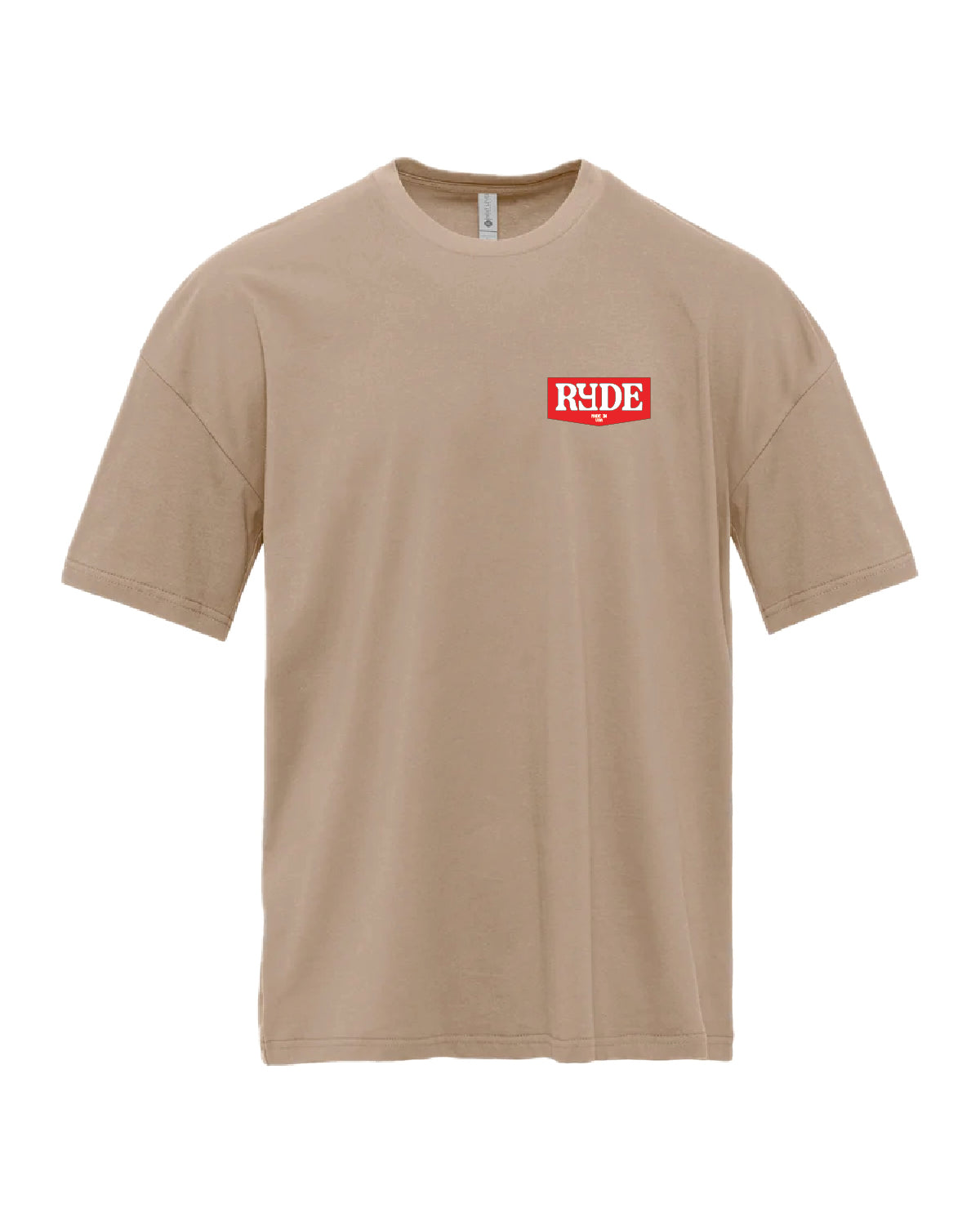 Happy Camper Tee Tan