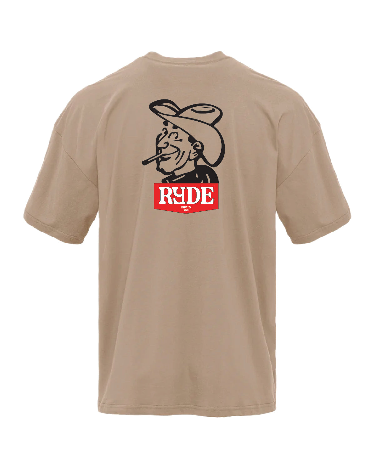 Happy Camper Tee Tan